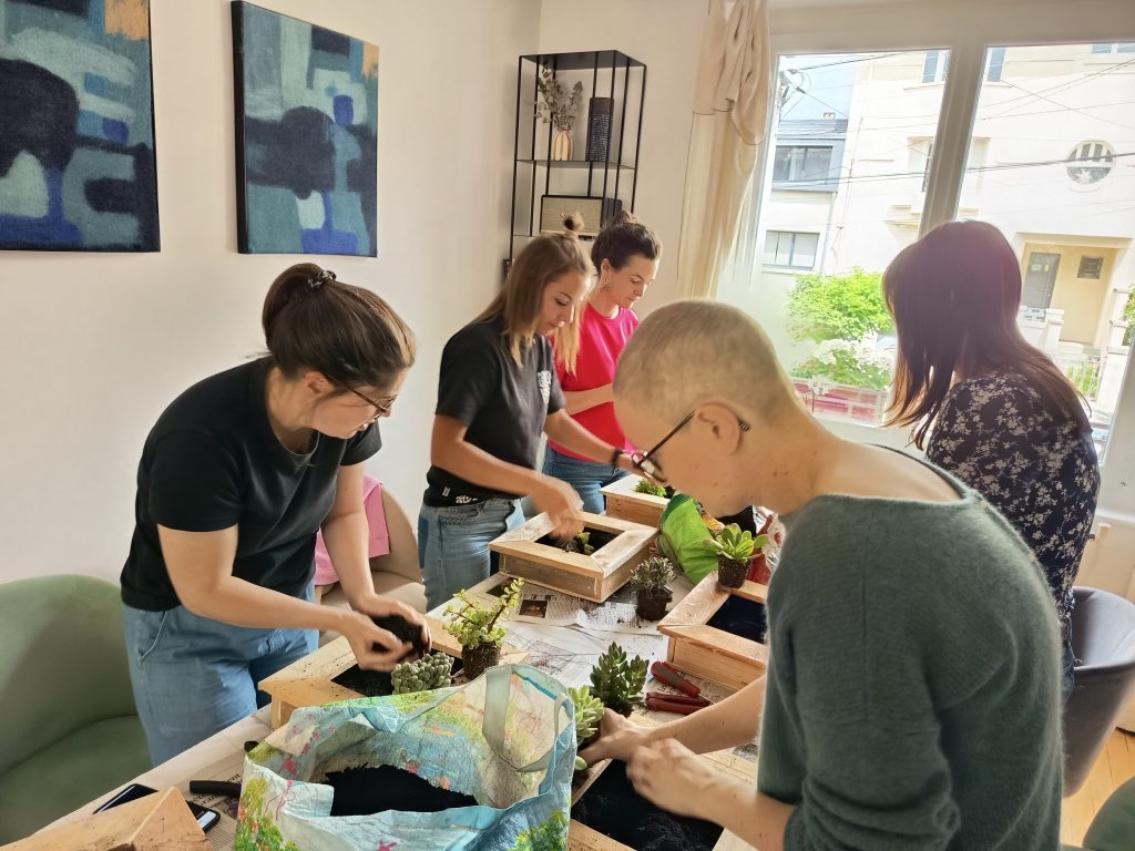 Cours art floral atelier floral a domicile