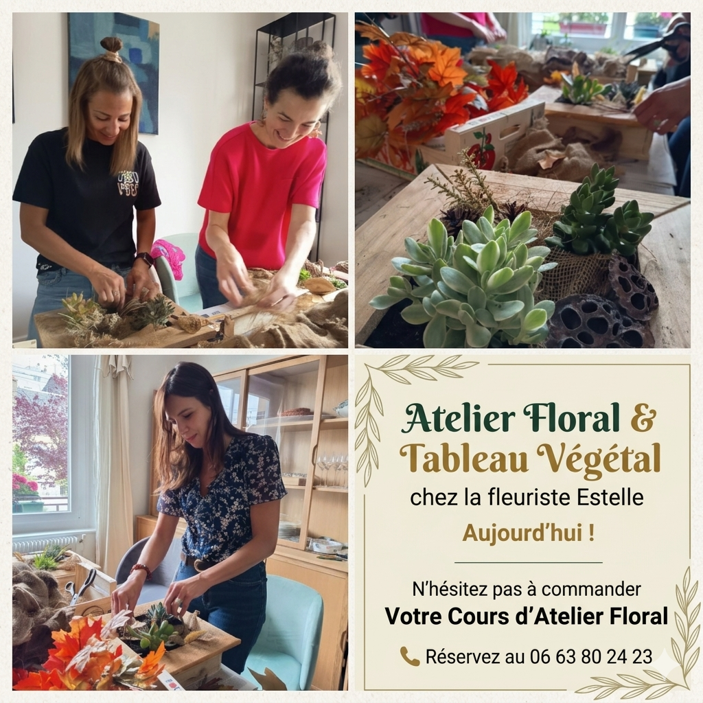 cours art floral nancy bouqutique