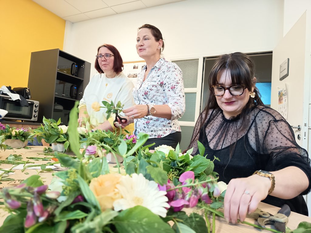 cours art floral particulier en boutique
