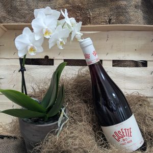 cadeau fleurs et vin